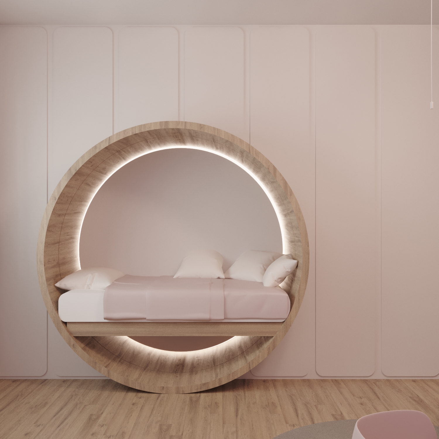 Giulia Doria Architetto | Lavica Studio | appartamento Catania | render interno camera da letto 9