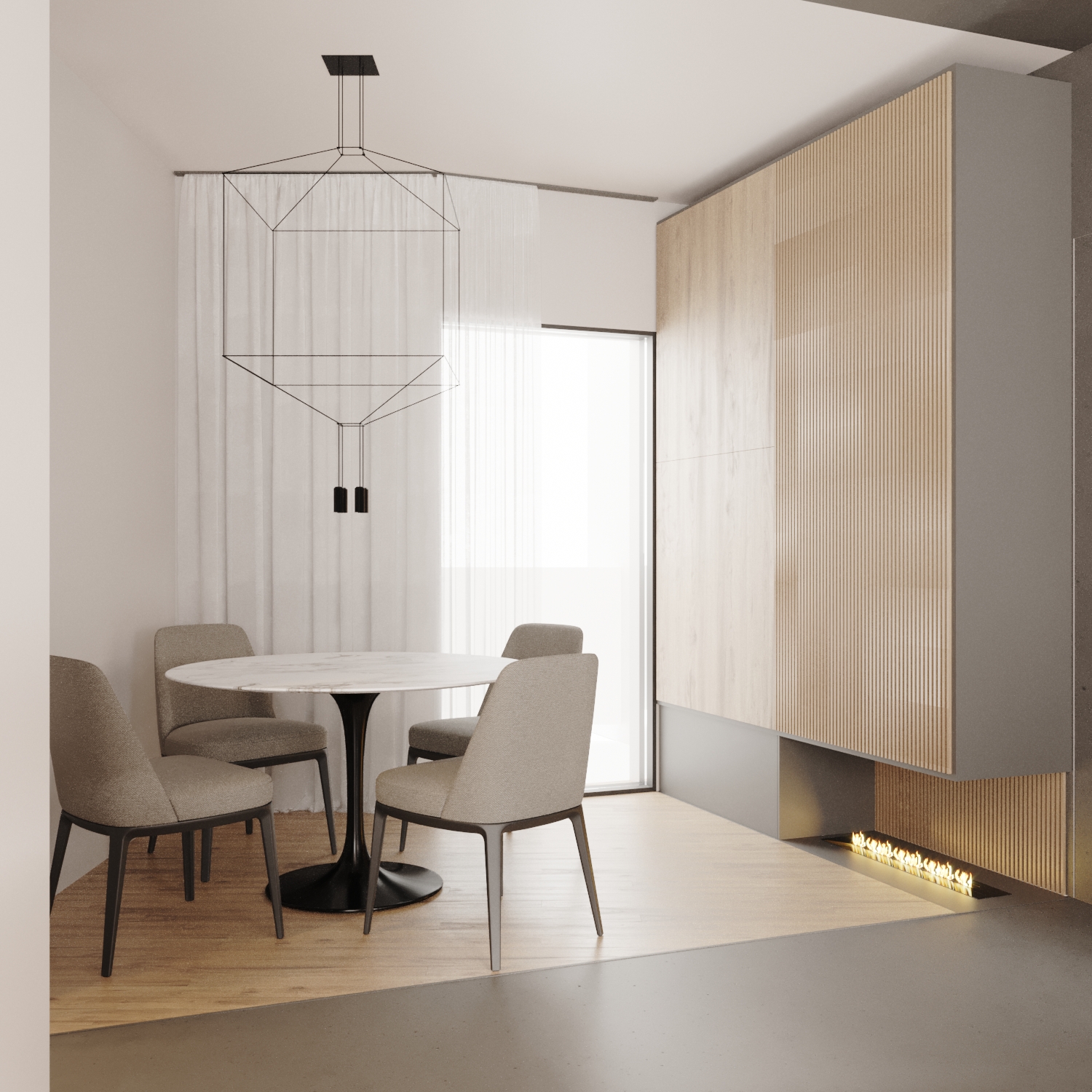 Giulia Doria Architetto | Lavica Studio | appartamento Catania | render interno soggiorno 3