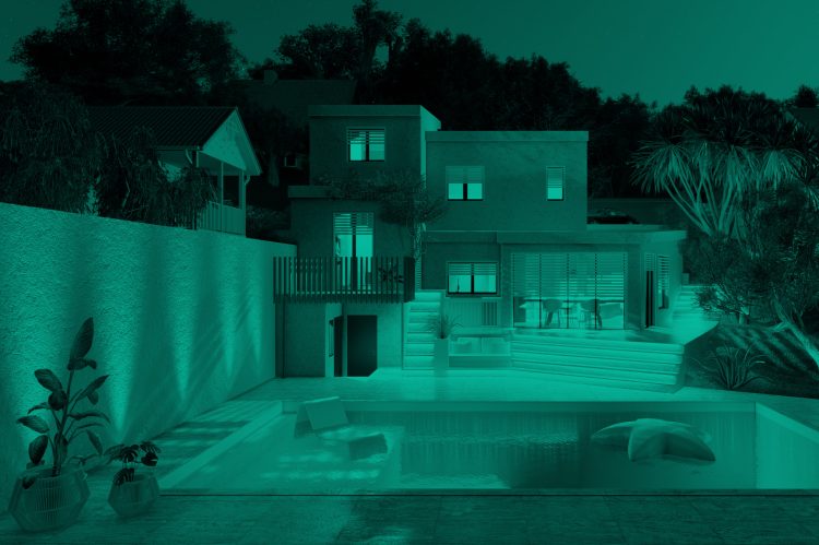 Giulia Doria Architetto | Lavica Studio | Villa Cannes |Rendering Esterno 2
