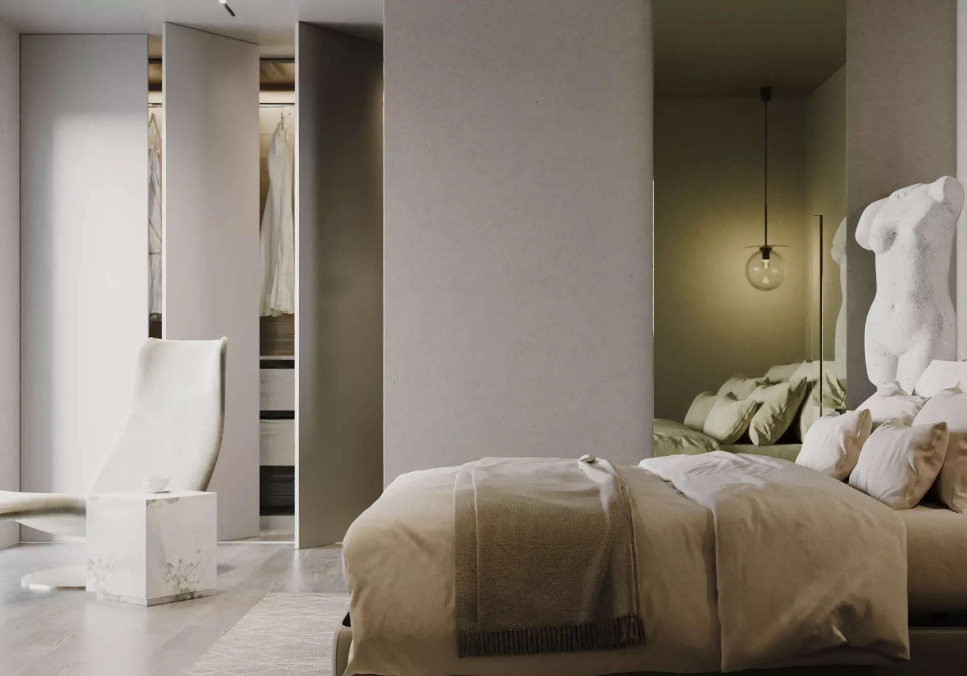 LAVICA | Interior design | AC apt | bedroom